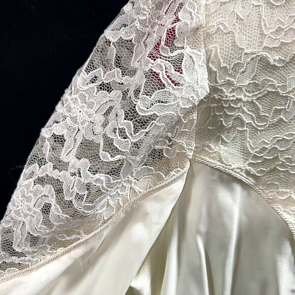 Circle T Marilyn Lenox 70s Western Look Womens Shirt Corset Back Large Cream - Picture 2 of 8